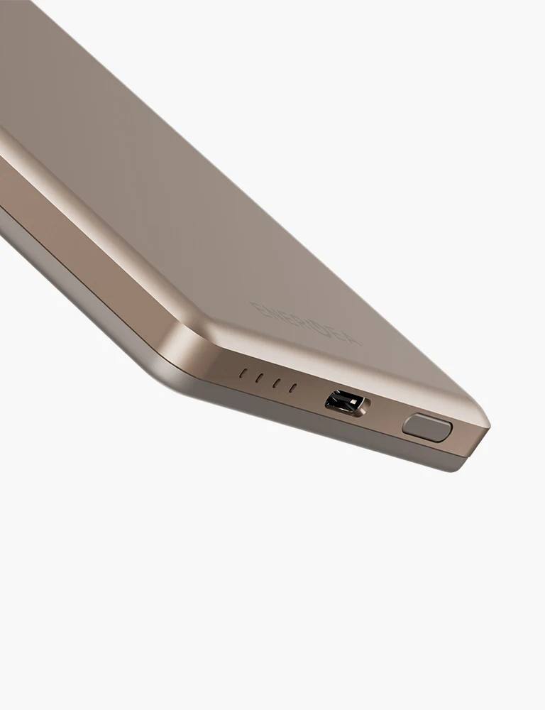 Внешний аккумулятор с беспроводной зарядкой Energea AluPac Mini 5K, Black