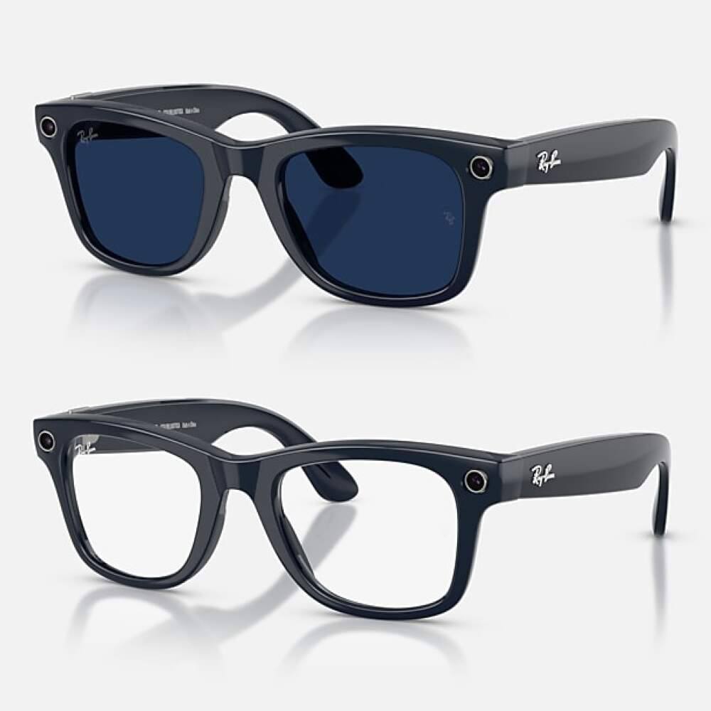 Умные очки RayBan Meta Gen2 Wayfarer RW4012 Shiny Cosmic Blue/Transitions Sapphire (155 - 53 Size)