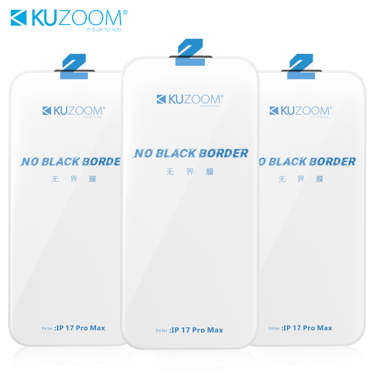 Защитное стекло Kuzoom iPhone 17 Pro Max
