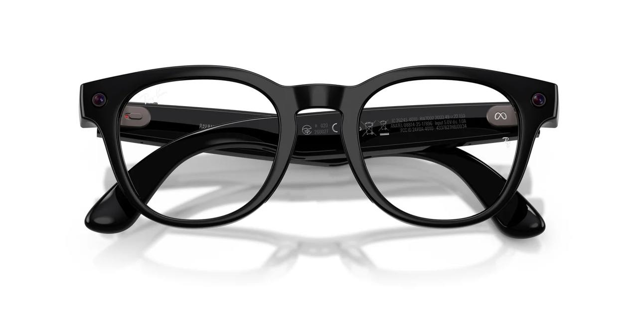Умные очки RayBan Meta Scriber Optics Gen2 Shiny Black (150 - 49 Size)
