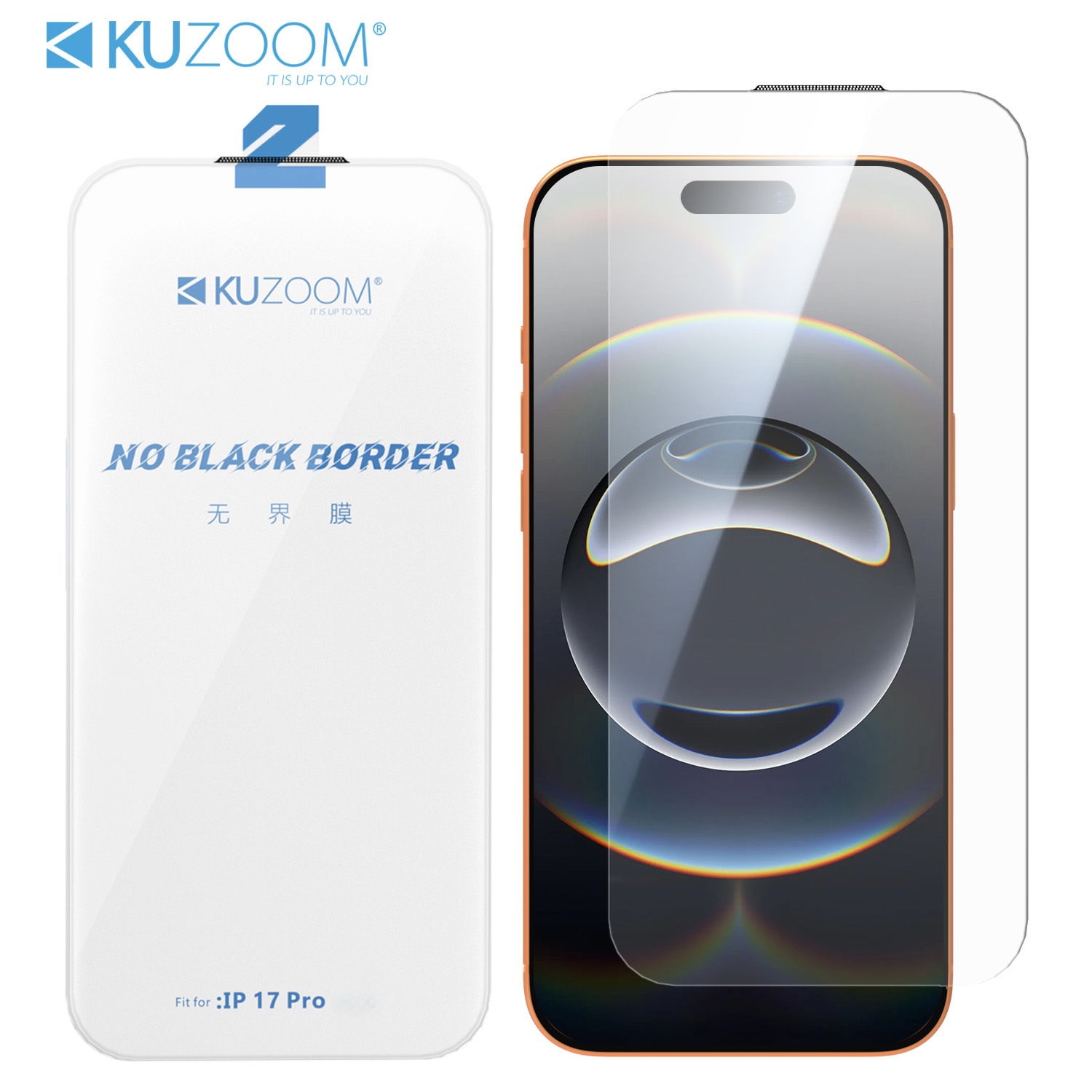 Защитное стекло Kuzoom iPhone 17 Pro