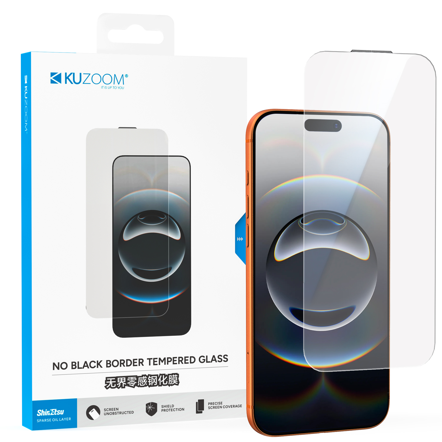 Защитное стекло Kuzoom iPhone 17