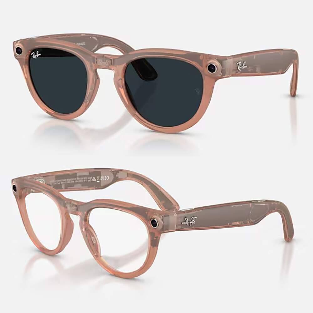 Умные очки RayBan Meta Gen2 Headliner RW4013 Matte Peach/Transitions Grey (150-50 Size)