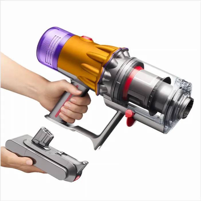 Беспроводной пылесос Dyson (V12S Detect Slim Submarine,Yellow/Nickel, SV46)