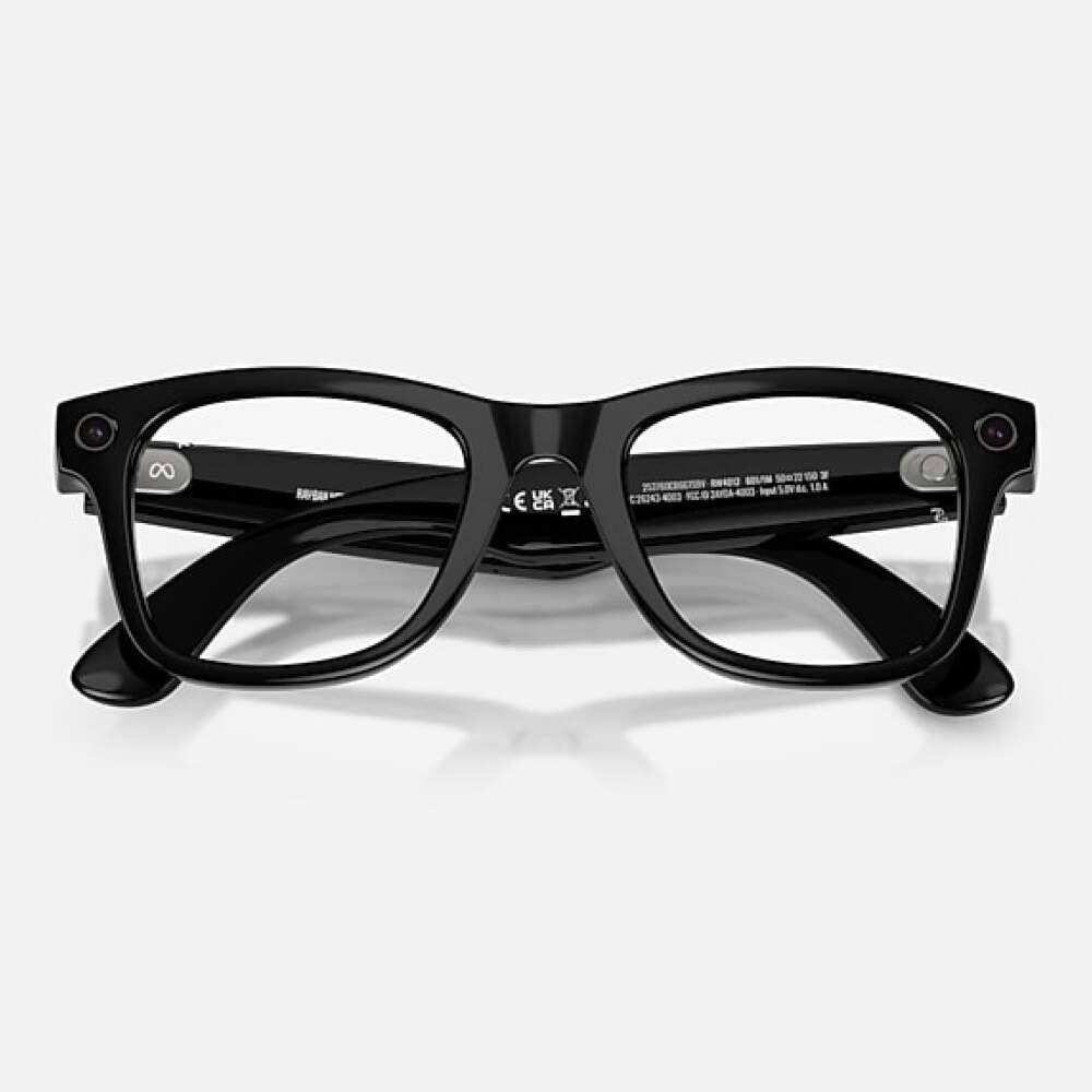 Умные очки RayBan Meta Gen2 Wayfarer RW4012 Shiny Black/Transitions Graphite Green (155-53 Size)
