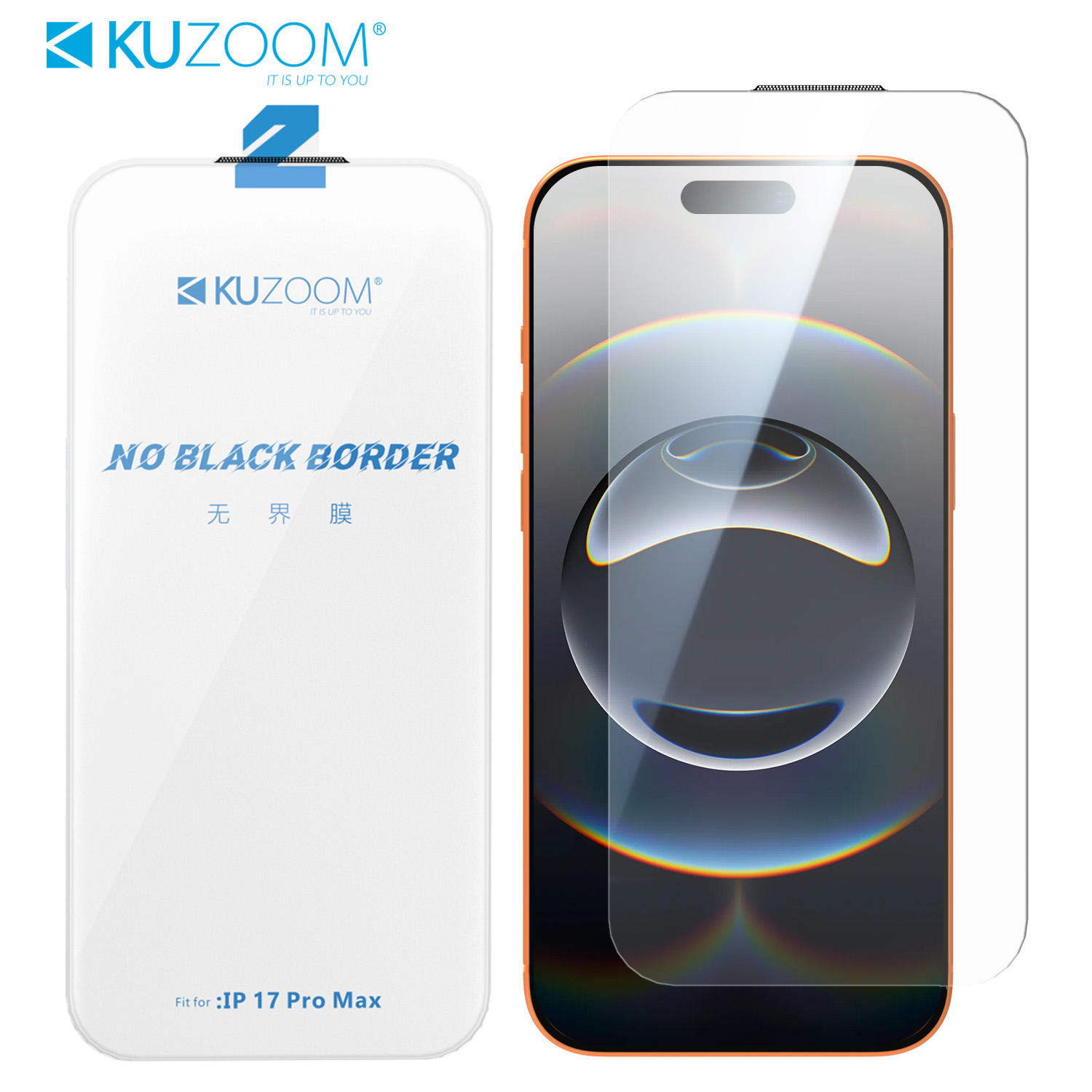 Защитное стекло Kuzoom iPhone 17 Pro Max
