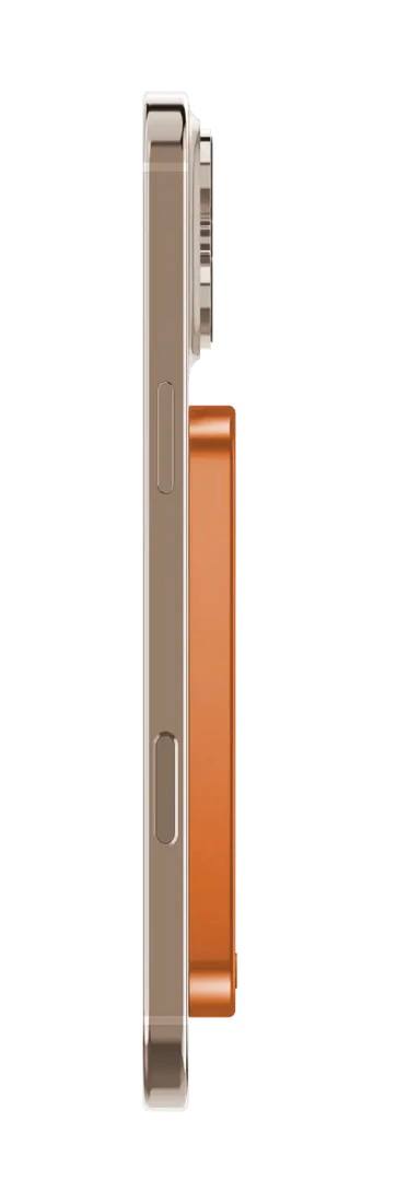 Внешний аккумулятор с беспроводной зарядкой Momax Q.Mag X1 5000 мАч, Orange